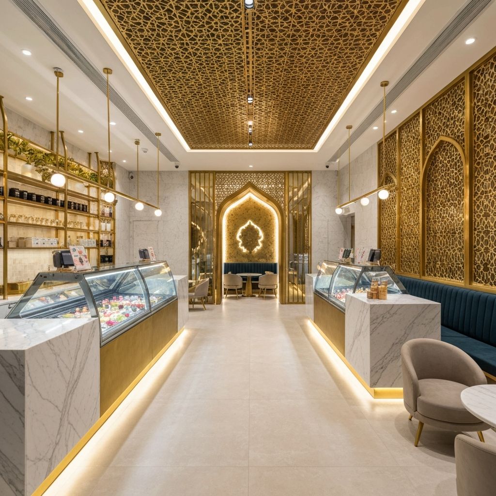 محل آيس كريم عصري