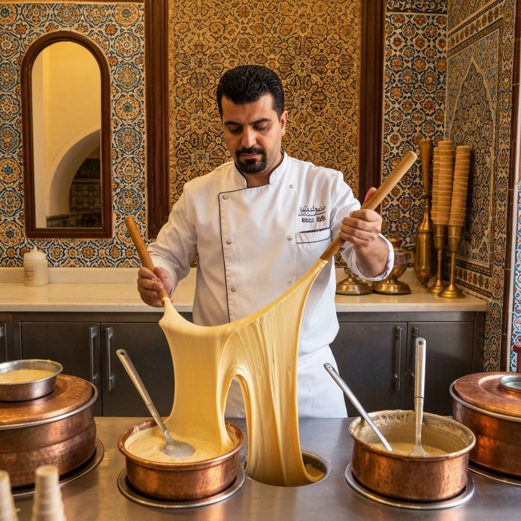 آيس كريم بوظة تقليدية